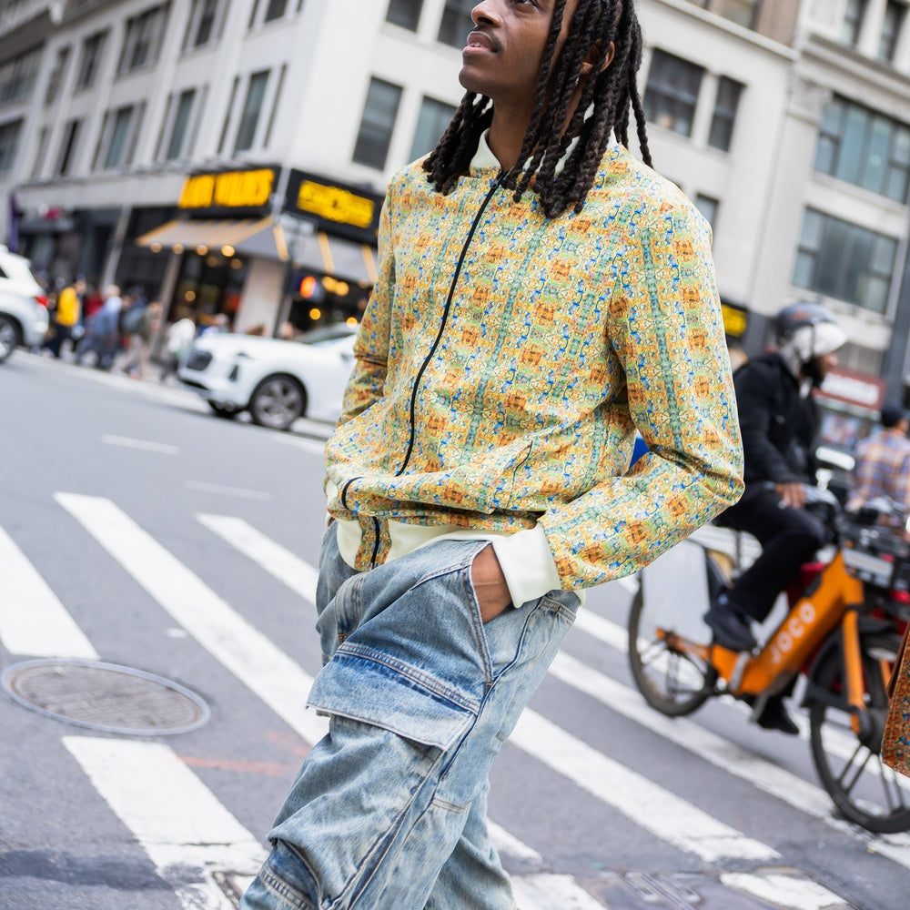 Varsity Jacket - Yellow Blue Horse